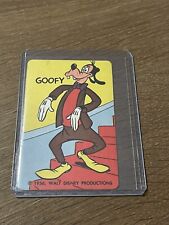 VINTAGE 1956 WALT DISNEY GOOFY CARTOONING CARD #14 EXTREMELY RARE DISNEY CARD picture
