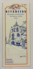 1992 CITY OF RIVERSIDE, CALIFORNIA HISTORIC DOWNTOWN WALKING TOUR MAP picture