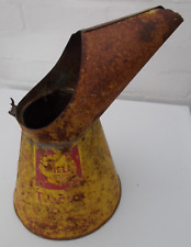Vintage Shell Tractor Oil Half Gallon  Pourer, As Found, Needs Handle Restored  picture