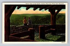 Ozarks AR-Arkansas, Scenic View Looking West, Antique, Vintage Souvenir Postcard picture