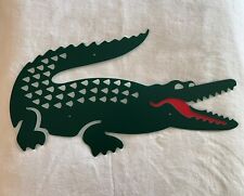 Lacoste Crocodile Acrylic 2002 Logo Tennis Golf Large Sign Designer Hype 🔥🐊 picture