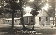 POULTRY FARM BROODER HOUSE elcho wi real photo postcard rppc wisconsin history picture