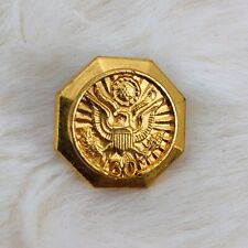 Vtg US Federal Government 30 Year Employee Service Award Gold Tone Lapel Pin picture