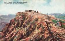 c1910 Summit Of Mt McClellan Train People Argentine Central Railway CO P277 picture