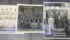 Lot of 3 Vintage 1954 1955 Sampson Air Force Base Graduation Photos FLT 3156 picture