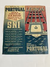 Vintage 1957 PORTUGAL Lisboa Travel Guide Booklet/Map picture