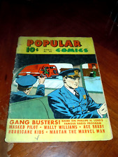 POPULAR COMICS #50 (DELL 1940)  F-P cond.  MARVEL MAN, GANG BUSTERS picture