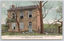 Governor Mansion Thomas Posey Jennings Corydon Indiana 1911 Antique Postcard picture
