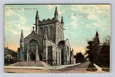 Cleveland OH-Ohio, First ME Church, Religion, Antique, Vintage c1914 Postcard picture