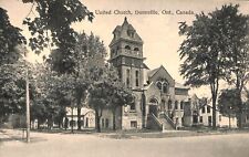 United Church Dunnville Ontario Canada Divided Back Postcard German Made picture
