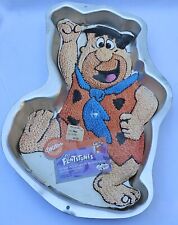 Vintage 1994 Flintstones Wilton Cake Pan Fred Flintsone Hanna Barbera 16