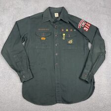 Rare Vintage 50s 60s Explorers BSA Uniform Shirt Hood River Oregon Patches Pins picture