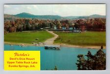 Eureka Springs AR-Arkansas, Fletcher's Devil Dive Resort, Vintage Postcard picture