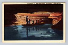 Mammoth Cave KY-Kentucky, Echo River, Antique, Vintage Souvenir Postcard picture