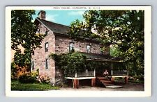 Charlotte NC-North Carolina, Scenic View Rock House, Antique Vintage Postcard picture