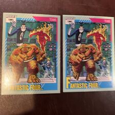 2x 1991 Marvel Fantastic Four Super Heroes #150 Card Movie Lot NMMT Impel OS2 picture