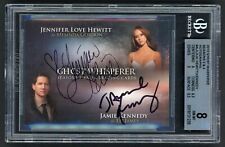 JENNIFER LOVE HEWITT/KENNEDY 2010 GHOST WHISPERER DUAL Autograph AUTO CARD BGS 8 picture