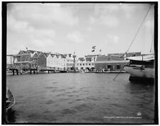 Across the inner bay Sint Anna Bay Curacao DWI c1900 OLD PHOTO picture