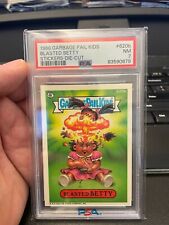 1988 Topps Garbage Pail Kids 15th Series 15 #620b Blasted Betty Die-Cut PSA 7 picture