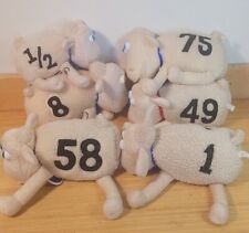 Serta Plush Counting Sheep Lot Of 6 numbers 1/2-1-8-49-58-75 picture