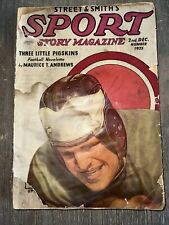 Street & Smith’s Sport Story Magazine - 2nd Dec 1935- Jim Thorpe Fair Condition picture