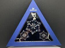 2016 Swarovski Crystal 5222332 Christmas Ornament Set - Missing Certificate picture