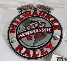 Vintage Harley Davidson 2002 Milwaukee Rally Motor Classic Patch 3 1/2 x 3 