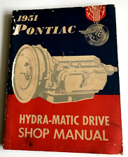 1951  PONTIAC HYDRA-MATIC DRIVE SERVICE SHOP MANUAL FOR 1951: 184  PAGES picture