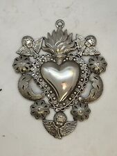 Ex Sharp Vintage Love Sacred Tattoo Vintage South Italy 4 5/16x5 1/2in Votive picture