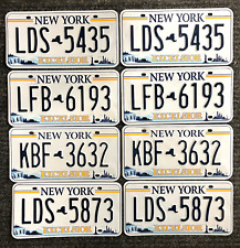 Bulk Lot 4 Pairs New York License Plates ...... Expired / Collect / Specialty picture