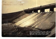 Mitchell SD Lake Mitchell Dam Spillway Sunset RPPC 1930 Real Photo picture