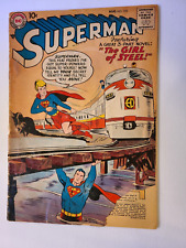 SUPERMAN # 123 DC 1958 KEY 1st SUPERGIRL PROTOTYPE picture