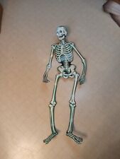 LARGE Vintage 1980s Halloween Skeleton Cardboard 4.8 Ft Rare picture