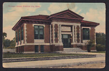 Kansas-KS-Arkansas City-Carnegie Library-1913 PM-Antique Postcard picture