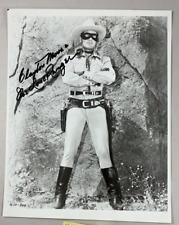 Clayton Moore The Lone Ranger Hand Signed 8x10 Black & White Photo Autographed picture