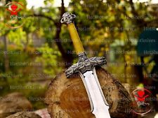 Battle Ready Sword, Handmade Viking Scottish Claymore Sword, Medieval Sword picture