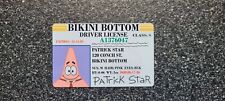 SpongeBob- Patrick Star Driver License Sublimated Fun Gag Gift picture