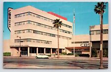 c1950s~CBS~KNX~Station Los Angeles California CA Hollywood Television~Postcard picture