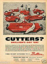 1964 Print Ad of Brillion Cutter Tractor Attachment RSS 144 112 72 66 & 60 picture