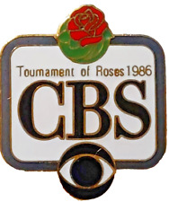 Rose Parade 1986 CBS Broadcasting 97th Tournament of Roses Lapel Pin picture