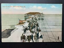 Postcard Old Orchard Beach ME - c1910s People on the Pier picture