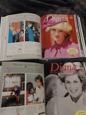 princess diana an extrodinary life 2 books with 25 issues very rare picture