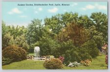 Postcard Missouri Joplin Sunken Garden Schifferdecker Park Vintage Unposted picture