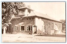 c1910's Bank Town Hall 4th Of July Nichols NY RPPC Photo Advertising Postcard picture