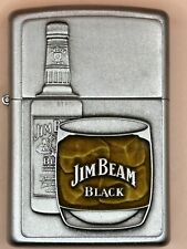 Vintage 2008 Jim Beam Black Emblem Chrome Zippo Lighter NEW picture