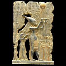 Egyptian Wall Plaque The Sun God Akhenaten picture