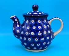 Boleslawiec Polish Pottery Teapot w/Tag picture