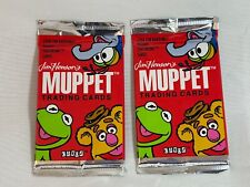 1993 Jim Henson’s Muppet Trading Cards - 2 FACTORY SEALED PACKS (by CARDZ) picture