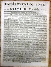 1758 newspaper CAPTURE of LOUISBOURG Canada by British n THE FRENCH & INDIAN WAR picture