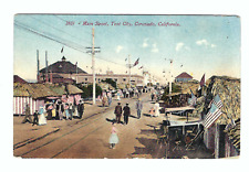 Coronado, California Main Street Tent City Old Vintage Postcard picture